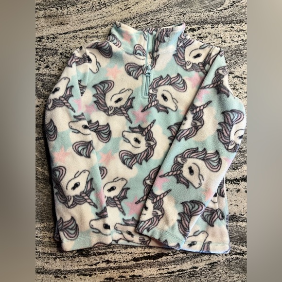 Three Children’s Place quarter zip fleece pullovers sz 5/6 - Picture 3 of 9